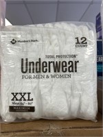 MM underwear XXL 4-12ct