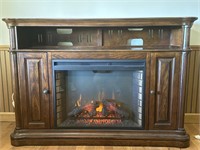 Electric TV Stand and Fireplace