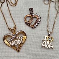 Silver 'Mom' Necklaces & Pendant