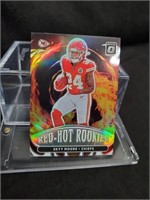 2022 Donruss Optic Skyy Moore Red Hot Rookie RHR-8