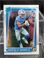 2021 Donruss Optic Amon Ra St. Brown #228