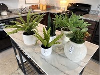 5PC FAUX GREENERY