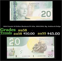 2004 Canada 20 Dollars Banknote P# 103a, 2004/2004