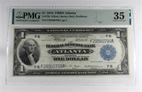 1918 $1 FRBN ATLANTA PMG 35