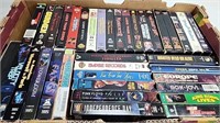 VHS Lot horror movies music etc