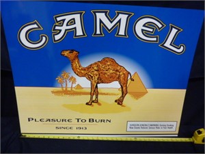 CAMEL SIGN - DOUBLE SIDED - METAL
