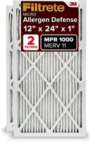 Filtrete 12x24x1 Air Filter  MPR 1000  MERV 11  Mi