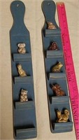 Group of collectible miniature ceramic animal