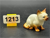 Small vintage siamese cat china figurine (Nice)