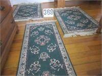 2 Matching Area Rugs and Runner