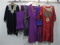 Three Silk Shalwar & One Wool Kurta Assorted Sizes