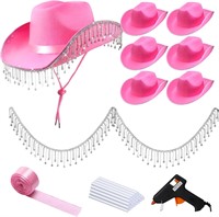 Chuarry Cowboy Hat DIY Set  Rhinestone Pink