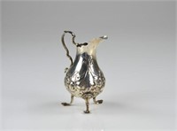 Victorian silver footed creamer
