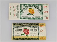 1942/47 Rose Bowl Tickets