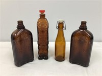 Collection of Brown Bottles