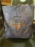 C. 1945 Embroidered US - China Pillow