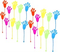 20 Pcs Colorful Sticky Hand Toys x4