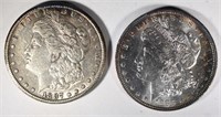 1888-O CHBU & 1887-S XF/AU MORGAN