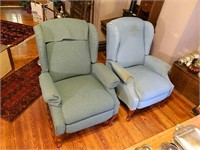 2 Wing Back Reclining Chairs