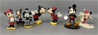 Vintage Minnie & Mickey Mouse Figurine Lot
