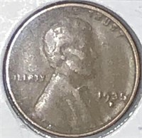 1935-S Lincoln Cents