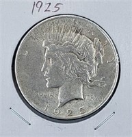 1925 Peace Silver Dollar