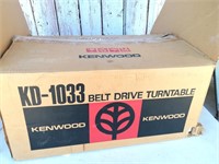 Kenwood KD-1033 Turntable Appears New