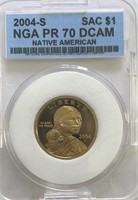 2004S Sacagawea dollar PR70 DCAM