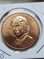 Abigail Fillmore Bronze Spouse Medal