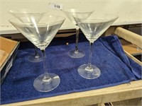 (4) Martini & Other Stemmed Glasses