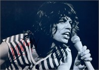 Autograph COA Mick Jagger Photo