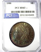 1896 Morgan PCI MS-67+ LISTS FOR $5750