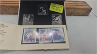 1976 OLYMPIC SILVER METAL STAMP SET COINS AND