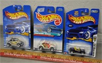 3 vintage Hot Wheels, sealed