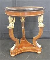Fine French vintage satinwood center table