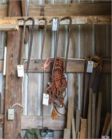 (5) Pry Bars, (3) Handsaws, (1) Pruning Saw and a