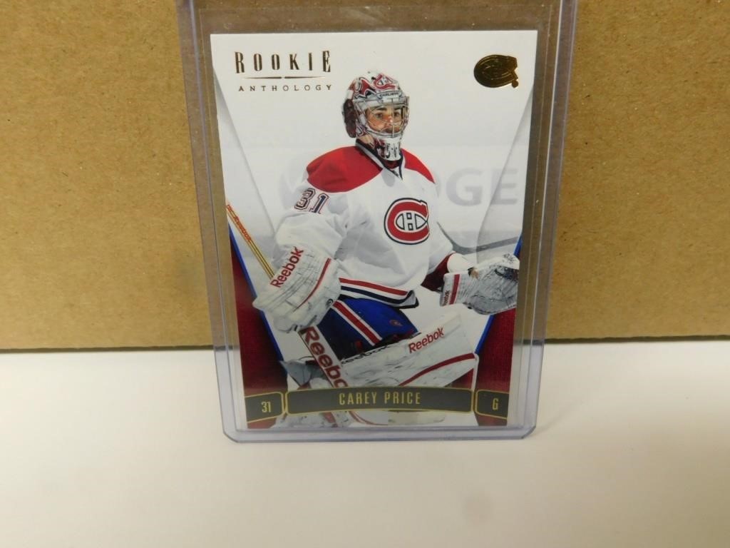 2012-13 Carey Price #31 Rookie Arthology Card