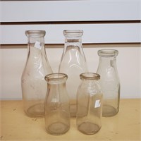 5 Milk Bottles