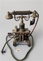 ANTIQUE SKELETON TELEPHONE - STOCKER GERMANY