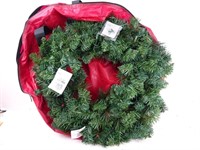 Lighted Christmas Wreath in Bag