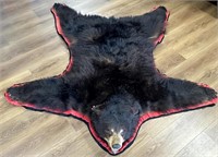 Authentic Black Bear Rug