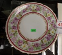 DILLON-HANCHER & CO LIMOGES CHINA PLATES