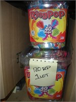 Ring pops 120 retial pieces 1 lot