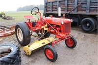 FARMALL CUB TRACTOR WITH FLAIL MOWER