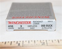 FULL BOX 5 WINCHESTER 410GA SHOTSHELLS