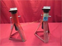 2 Ton Jack Stands, Adjustable 12"-17" tall 2pc lot