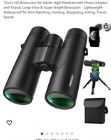 12 * 42 HD Binoculars for Adults