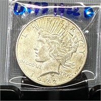 1922 - d  Peace Silver $ Coin