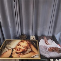 J3 4Pc Marilyn Monroe pictures picture frame Dish