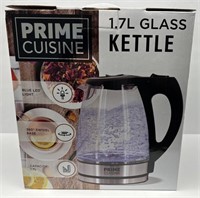 Brand New Prime Cuisine 1.7 Liter Glass Kettle!